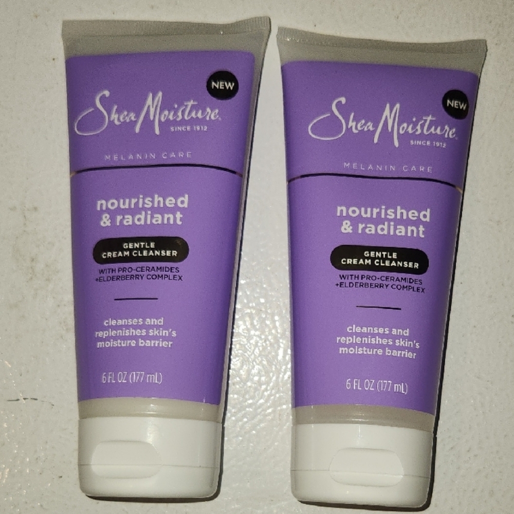 Shea Moisture Nourished & Radiant Gentle Cream Cleanser - Lavender